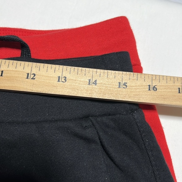 2 pc Champion Black and Red Classic Athletic Shorts - Picture 3 of 4